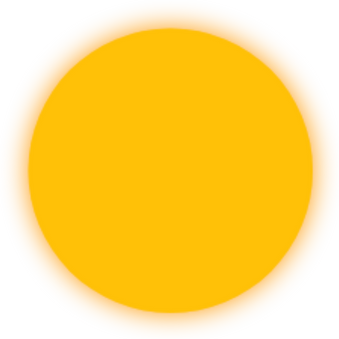 Yellow Round Sun